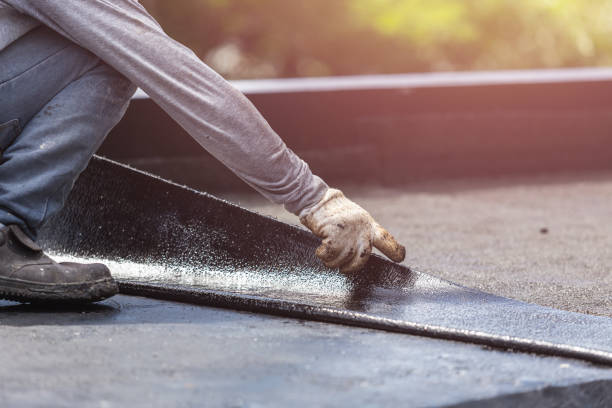 Professional Waterproofing technician working in Lorton, VA